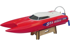 B-JS-9302RR/2.4 Joysway Sea Rider Catamaran – Red inc 2.4ghz Radio